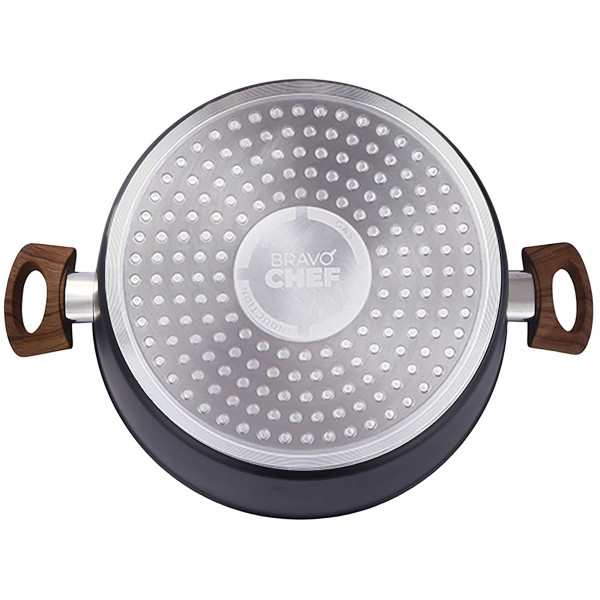 Фото - Кастрюля BRAVO CHEF 26 см 4.9 л с крышкой (BC-2101-26)