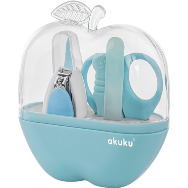 Фото - Набор детских маникюрных принадлежностей Akuku Яблуко (A0043) Фото - Набор детских маникюрных принадлежностей Akuku Яблуко (A0043)