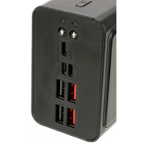 Фото - Батарея мобильная XO PR125 50000 mAh 37W Black