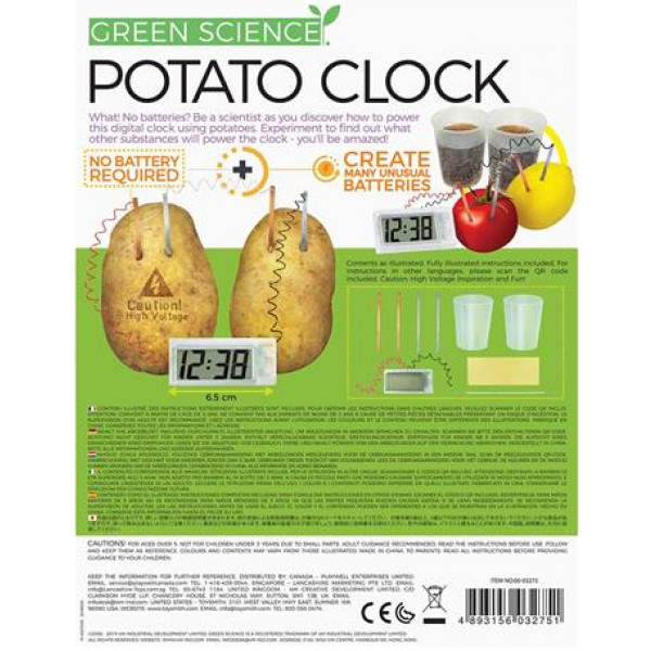 Фото - Набор для исследования 4М Картофельные часы (00-03275)