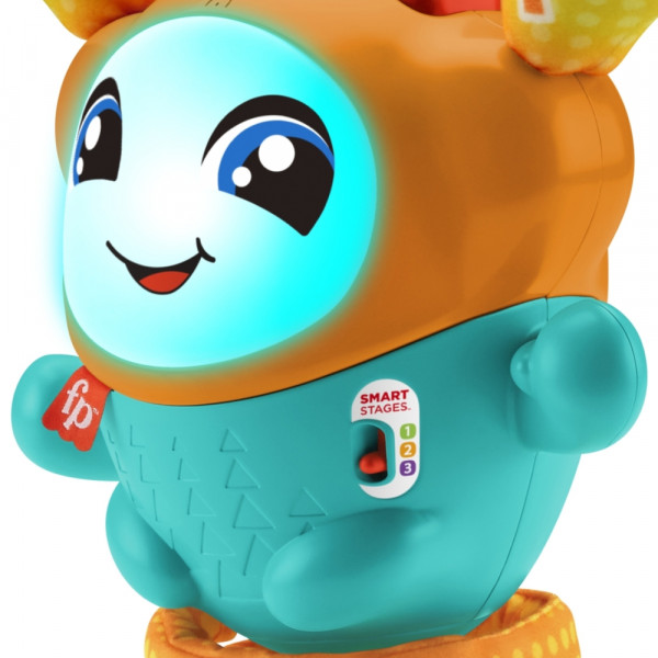 Фото - Интерактивный персонаж Fisher-Price Ди-Джей Пригающий с технологией Smart Stages (многоязычный) (HYR71)