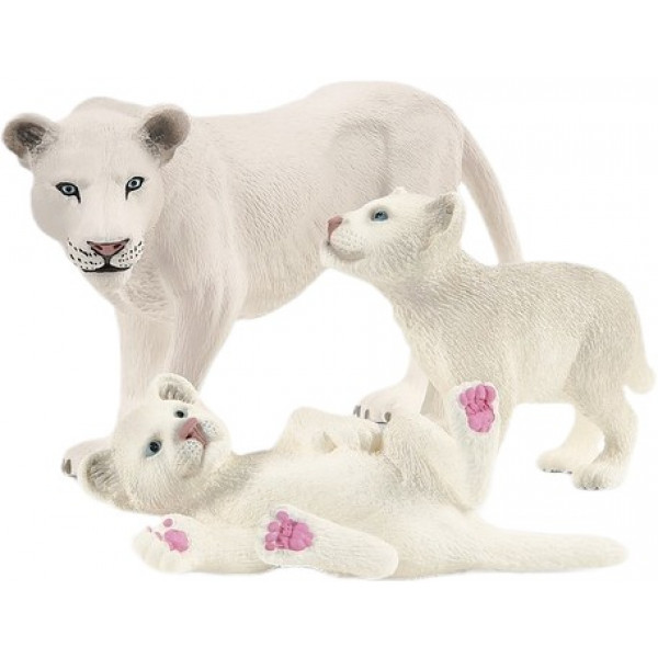 Фото - Набор игровых фигурок Schleich Львица с детенышами (42505)