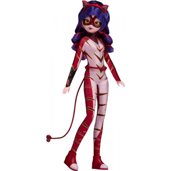 Фото - Коллекционная фигурка Miraculous ЛЕДИ БАГ И СУПЕР-КОТ - ПУРПУРНАЯ ТИГРИЦА (с акссесуарами) (50023)