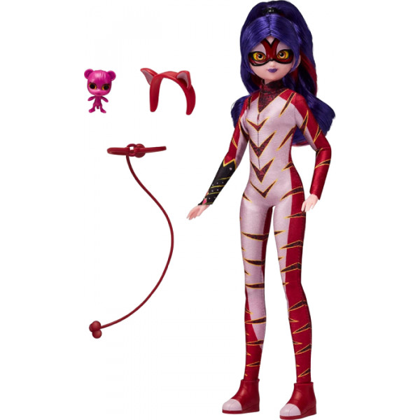 Фото - Коллекционная фигурка Miraculous ЛЕДИ БАГ И СУПЕР-КОТ - ПУРПУРНАЯ ТИГРИЦА (с акссесуарами) (50023)