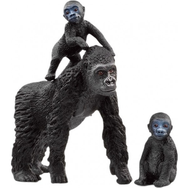 Фото - Набор игровых фигурок Schleich Семья горилл (42601)