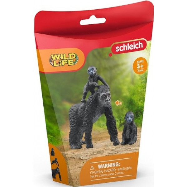Фото - Набор игровых фигурок Schleich Семья горилл (42601)