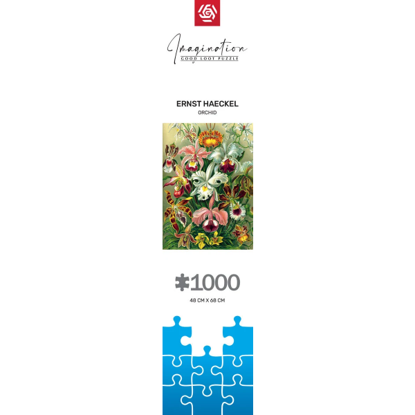 Фото - Пазлы (8+) Good Loot Imagination: Orchid Ernst Haeckel 1000 эл. (5908305247531)