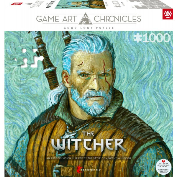 Фото - Пазлы (8+) Good Loot The Witcher Geralt of Rivia &amp; Vincent van Gogh 1000 эл. (5908305247548)