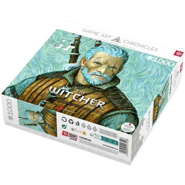 Фото - Пазлы (8+) Good Loot The Witcher Geralt of Rivia &amp; Vincent van Gogh 1000 эл. (5908305247548)