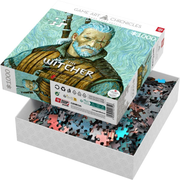 Фото - Пазлы (8+) Good Loot The Witcher Geralt of Rivia &amp; Vincent van Gogh 1000 эл. (5908305247548)