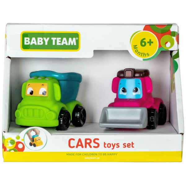 Фото - Базовый игровой транспорт для малыша Baby Team Машинки (8603_набор с самосвалом)