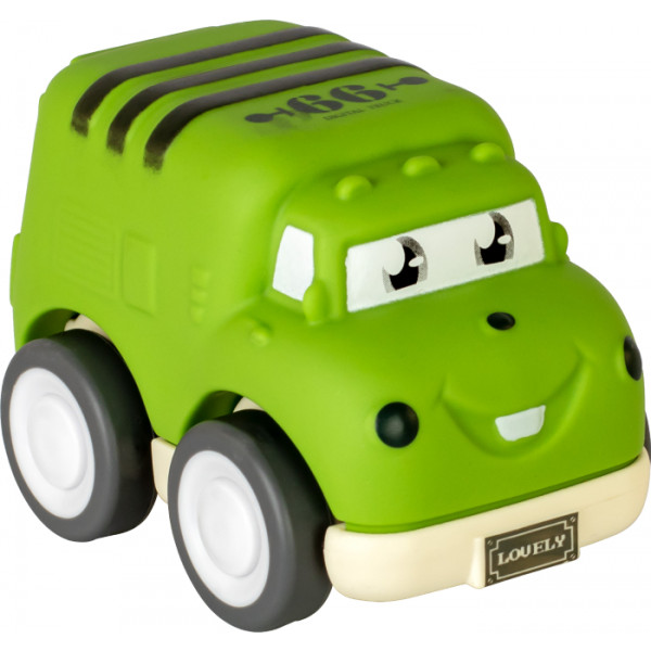 Фото - Базовый игровой транспорт для малыша Baby Team Мини-транспорт (8604_зеленая машинка)