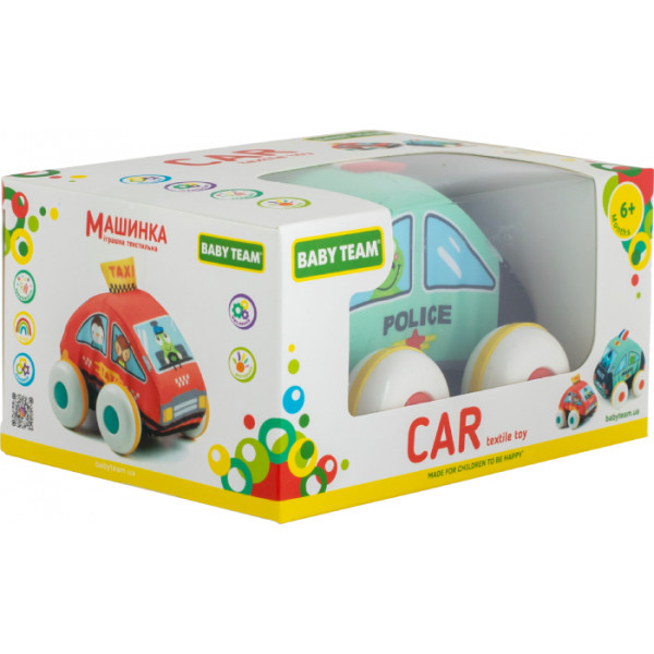 Фото - Базовый игровой транспорт для малыша Baby Team Машинки (8420_полиция)