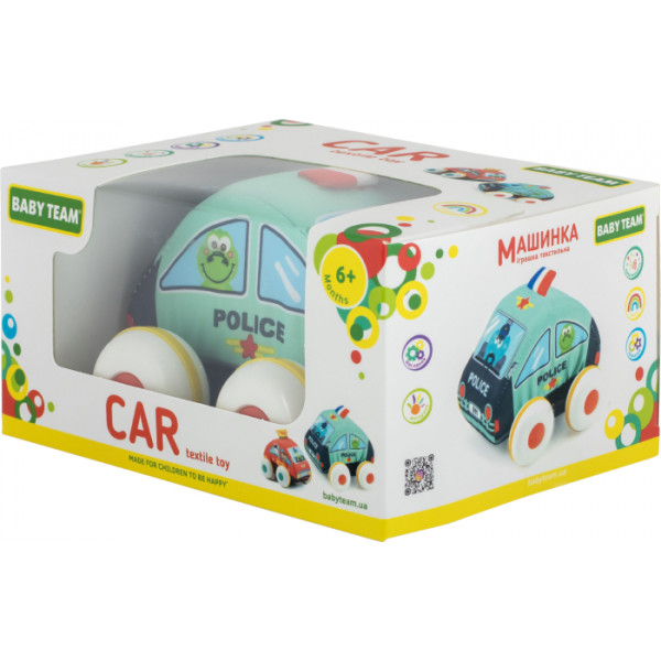 Фото - Базовый игровой транспорт для малыша Baby Team Машинки (8420_полиция)