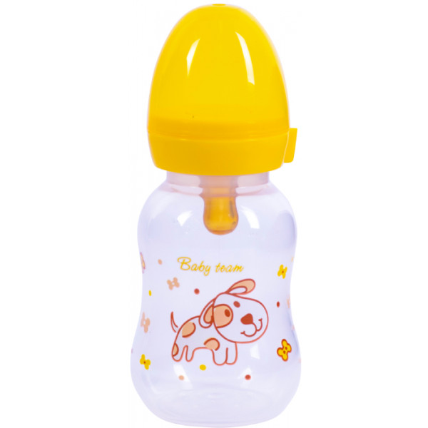 Фото - Бутылочка для кормления Baby Team 125 мл (1300_собачка)