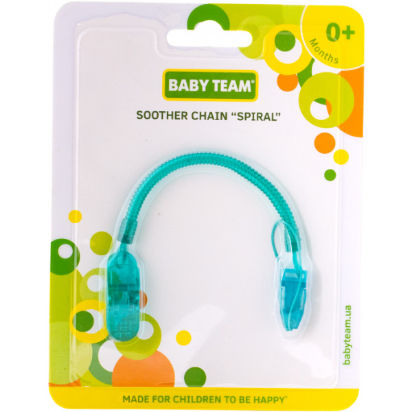 Фото - Держатель пустышек Baby Team Спираль (3335_зеленый)