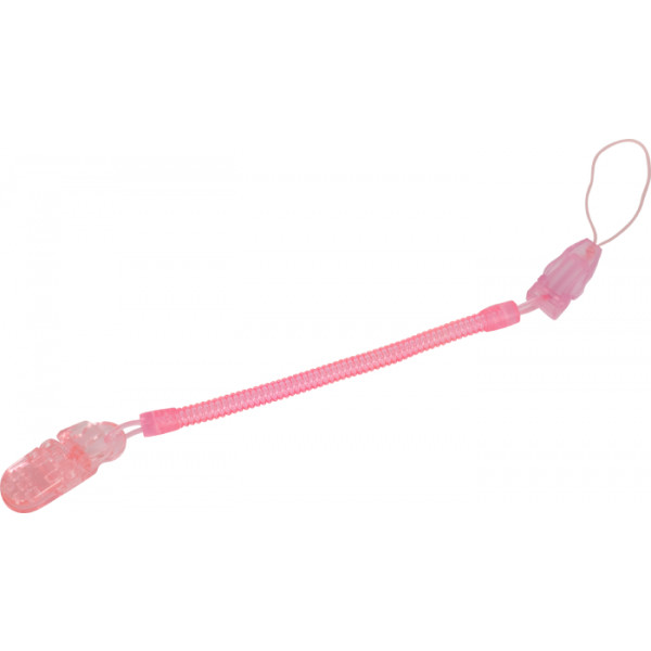 Фото - Держатель пустышек Baby Team Спираль (3335_розовый) Фото - Держатель пустышек Baby Team Спираль (3335_розовый)