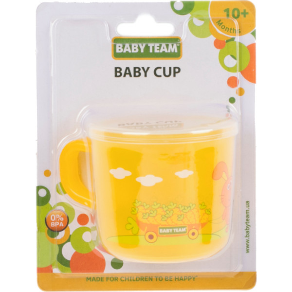 Фото - Чашка Baby Team 200 мл (6007_желтый)