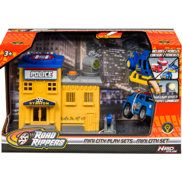 Фото - Наземная спецтехника Road Rippers Mini City Playsets - Police Depot (20551)