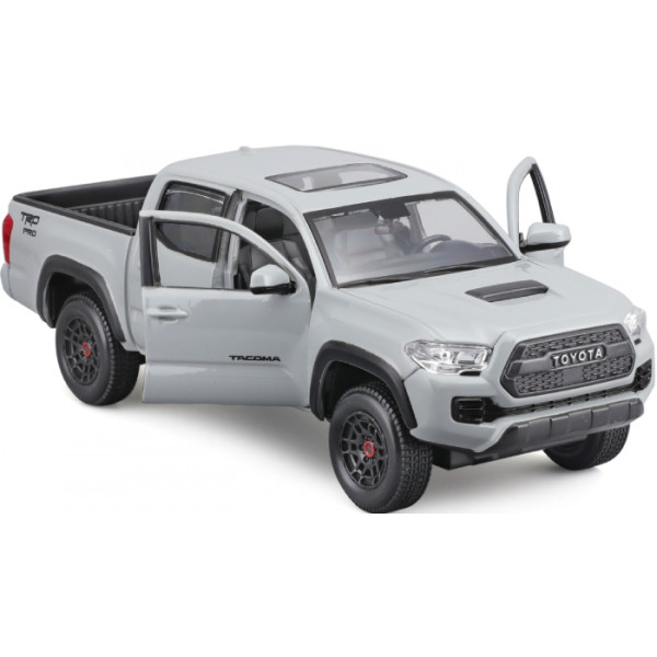 Фото - Коллекционная машинка 1:24 Maisto 2023 Toyota Tacoma TRD TRO (32910 grey)