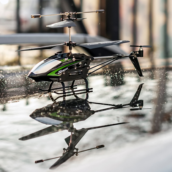 Фото - Радиоуправляемый вертолёт Syma S5H Black