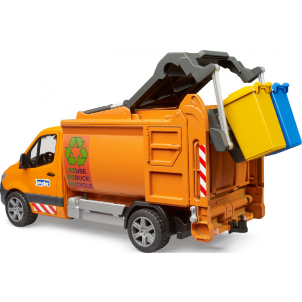 Фото - Наземная спецтехника BRUDER Мусоровоз MB Sprinter (02682)