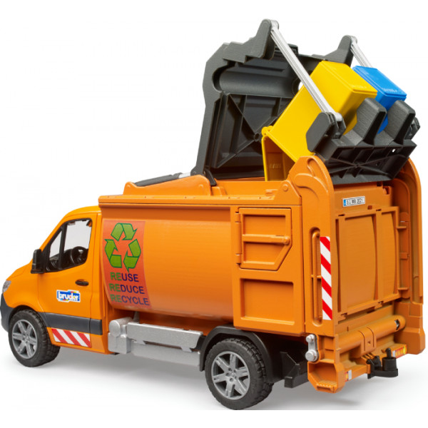 Фото - Наземная спецтехника BRUDER Мусоровоз MB Sprinter (02682)