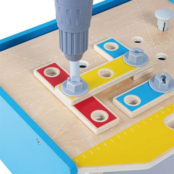 Фото - Сюжетно-ролевая игра. Набор-профессий Hape Верстак маленького инженера (E3221)