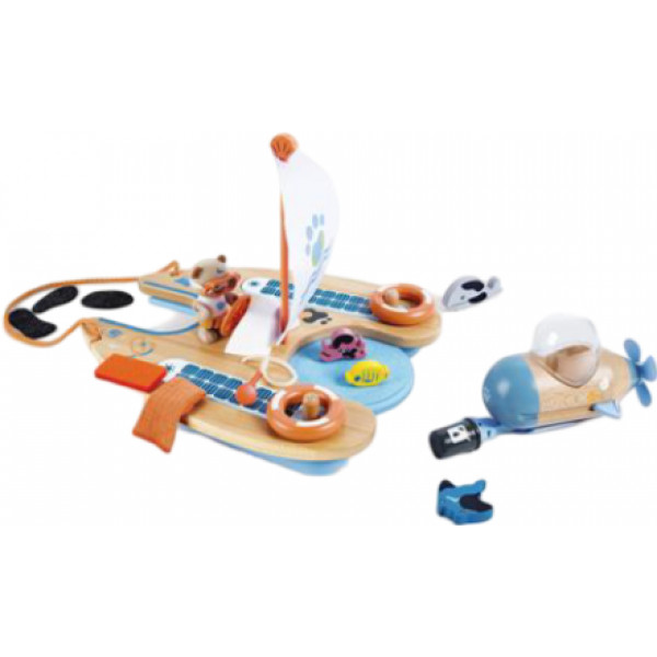 Фото - Игровой набор микс Hape Спасательный катамаран (E3427)