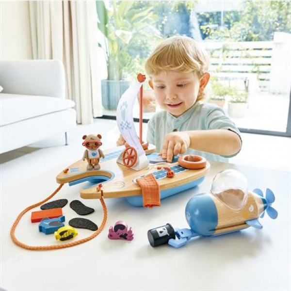Фото - Игровой набор микс Hape Спасательный катамаран (E3427)