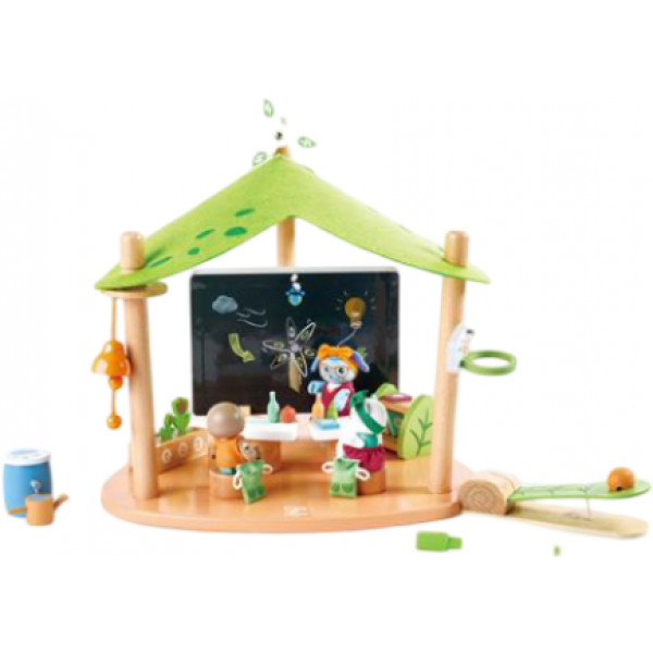 Фото - Фигурки животных набор Hape Школа Зеленой планеты (E3428) Фото - Фигурки животных набор Hape Школа Зеленой планеты (E3428)