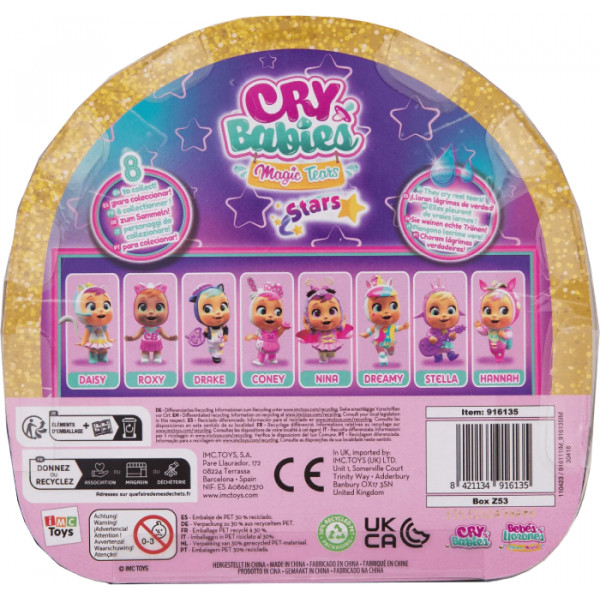 Фото - Мини-пупс Cry Babies CBMT. ЗВЕЗДНЫЕ ТАЛАНТЫ. Игровой набор с мини-куклой Хана (916135)