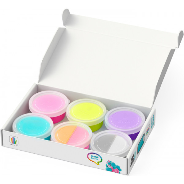 Фото - Масса для лепки Ліпака Радужные единороги: Брайти, Спарки, Клауди (60054-UA01)