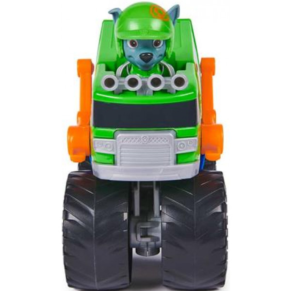 Фото - Коллекционные фигурки набор Paw Patrol Мегаколеса Большой спасательный автомобиль-трансформер с Роки (SM17776/6069331)