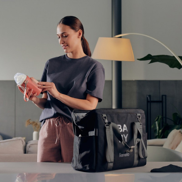 Фото - Подогреватель детских бутылочек дорожный Lionelo Thermup Go Evo Coral Pink