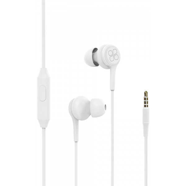 Фото - Наушники вкладыши проводные Promate Duet.White