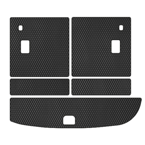 Фото - EVA коврик в багажник авто EVAtech для Santa FE (CM) Restyling (Hinged Gas Pedal) 7 seats (2 clips) Hyundai 2010-2012 2 поколение SUV EU (HY13310BE5RBB)
