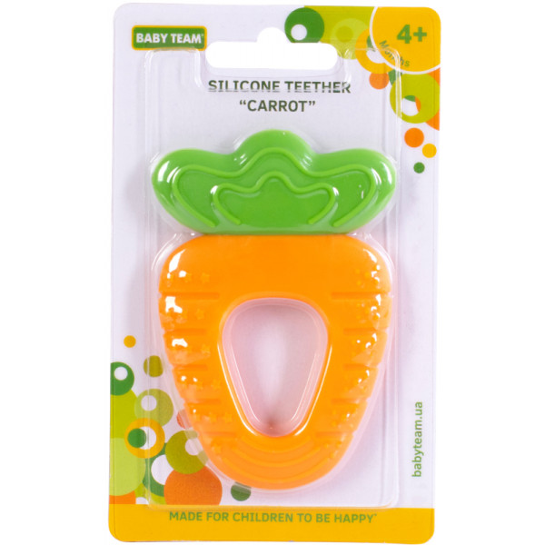 Фото - Прорезыватель Baby Team Морковка (4021)