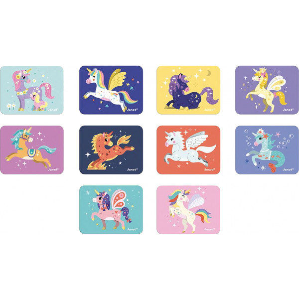 Фото - Настольная игра (3-4 года) Janod Единорожки (J02584)