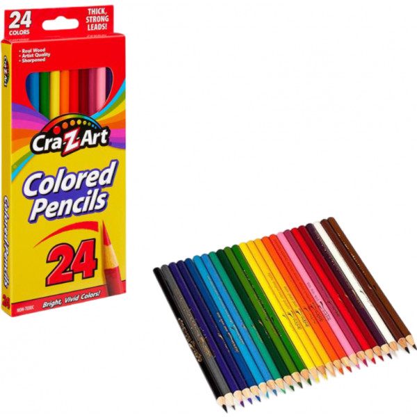 Фото - Набор карандашей Cra-Z-Art 24 шт. (10403CRA) Фото - Набор карандашей Cra-Z-Art 24 шт. (10403CRA)