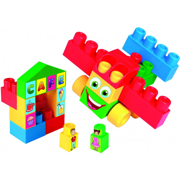 Фото - Пластиковый конструктор Wader Big Blocks 26 эл. (41591)