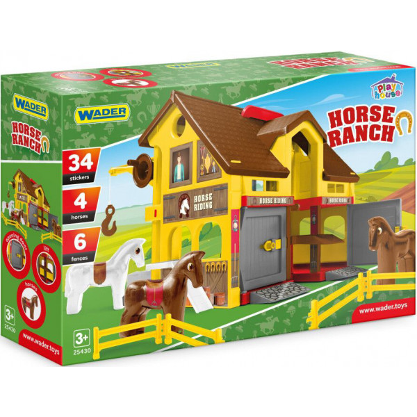 Фото - Набор игровых фигурок Wader Play house ранчо (25430)