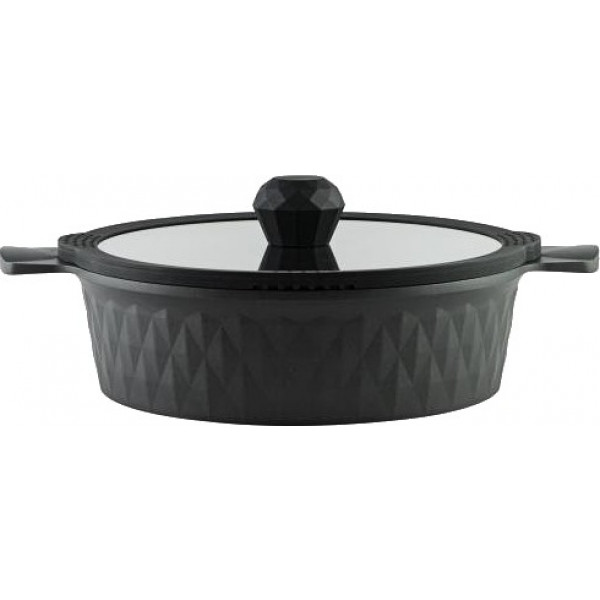 Фото - Кастрюля Pepper Black Ice Greblon C2 4,2л. 28x8,5 см (PR-6004)