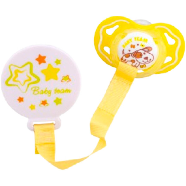 Фото - Держатель пустышек Baby Team Джунгли (3331_звездочки) Фото - Держатель пустышек Baby Team Джунгли (3331_звездочки)