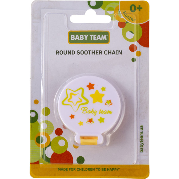 Фото - Держатель пустышек Baby Team Джунгли (3331_звездочки)