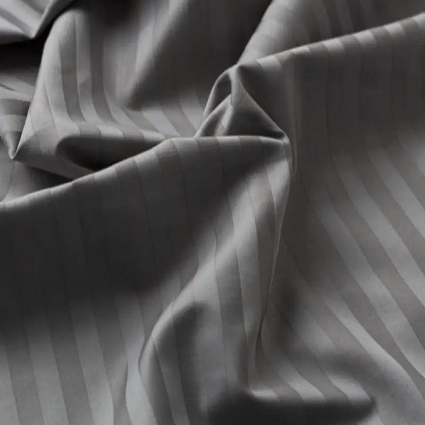 Фото - Комплект постельного белья ТЕП СТРАЙП САТИН №1 Grey (2-04694_33324)