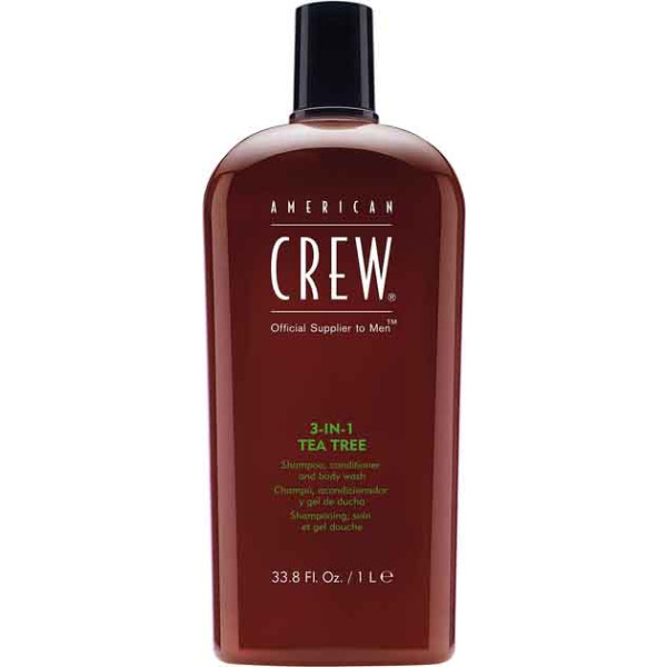 Фото - Шампунь мужской American Crew 3 в 1 Tea Tree Shampoo 1 л (669316223062)