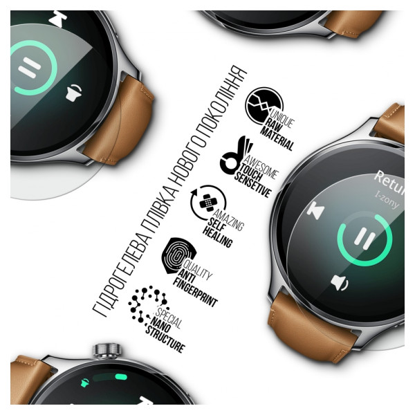 Фото - Защитная пленка для смарт-часов Armorstandart for Xiaomi Watch S1 Pro 6 шт. (ARM69728)