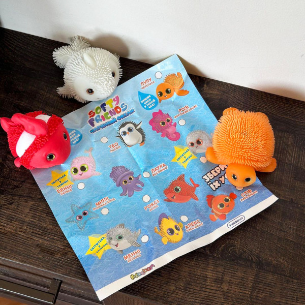 Фото - Стретч-антистресс #sbabam Softy friends – ВОЛШЕБНЫЙ ОКЕАН (в дисплее) (1/CN22)