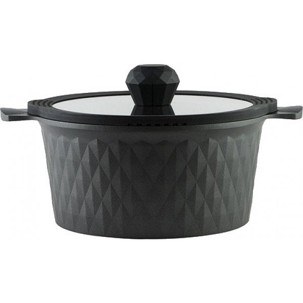 Фото - Кастрюля Pepper Black Ice Greblon C2 2,5л. 20x10 см (PR-6002)